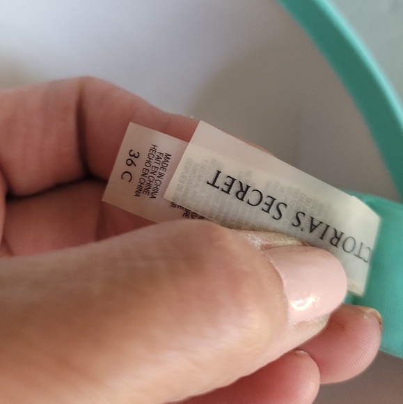 🩵NEW Victorias Secret Aqua Bikini Top Only - Picture 3 of 3